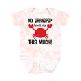 thumbnail image 1 of Inktastic My Grandpop Loves Me Crab Boys or Girls Baby Bodysuit, 1 of 5
