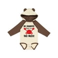 thumbnail image 1 of Inktastic My Grandpop Loves Me Crab Boys or Girls Long Sleeve Baby Bodysuit, 1 of 5