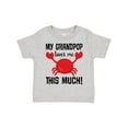 thumbnail image 1 of Inktastic My Grandpop Loves Me Crab Boys or Girls Toddler T-Shirt, 1 of 5