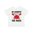 thumbnail image 1 of Inktastic My Grandpop Loves Me Crab Boys or Girls Toddler T-Shirt, 1 of 5