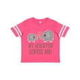 thumbnail image 1 of Inktastic My Grandpop Loves Me Elephant Boys or Girls Toddler T-Shirt, 1 of 5