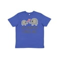 thumbnail image 1 of Inktastic My Grandpop Loves Me Elephant Youth T-Shirt, 1 of 5