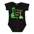 thumbnail image 1 of Inktastic My Granna Loves Me Grandson Boys Baby Bodysuit, 1 of 5