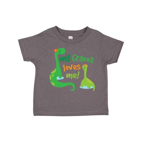 Inktastic My Granna Loves Me Grandson Boys Toddler T-Shirt