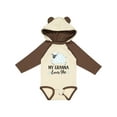 thumbnail image 1 of Inktastic My Granna Loves Me Lamb Boys or Girls Long Sleeve Baby Bodysuit, 1 of 5