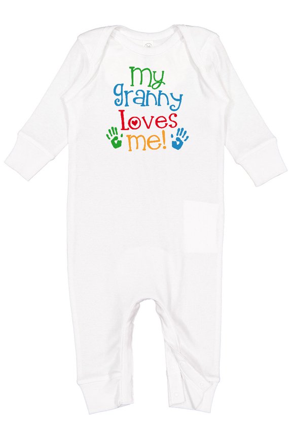 My Granny Love Me Baby Romper Coveralls