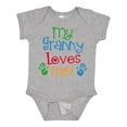 thumbnail image 1 of Inktastic My Granny Love Me Boys or Girls Baby Bodysuit, 1 of 5