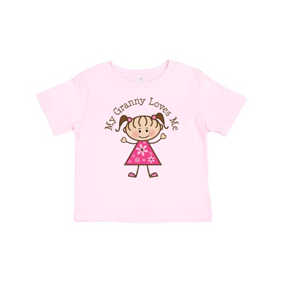 Inktastic My Granny Loves Me Girls Baby T-Shirt