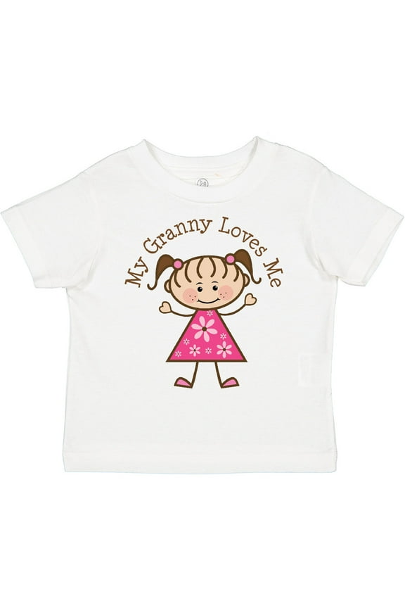 My Granny Loves Me Girls Toddler T-Shirt