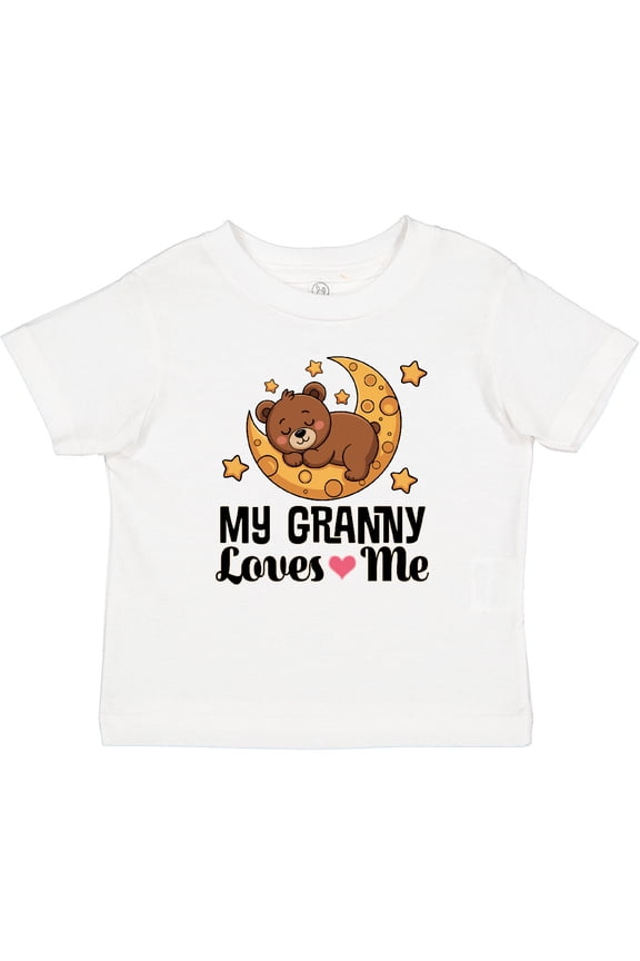My Granny Loves Me Grandchild Bear Boys or Girls Baby T-Shirt