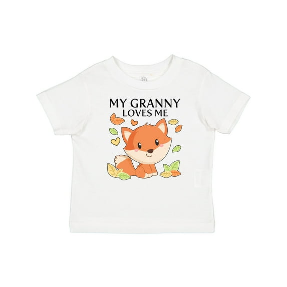 Inktastic My Granny Loves Me Little Fox Boys or Girls Baby T-Shirt