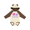 thumbnail image 1 of Inktastic My Granny Loves Me- cute elephants Boys or Girls Long Sleeve Baby Bodysuit, 1 of 5