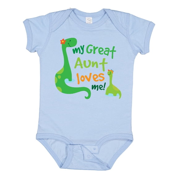 Inktastic My Great Aunt Loves Me Boys Baby Bodysuit