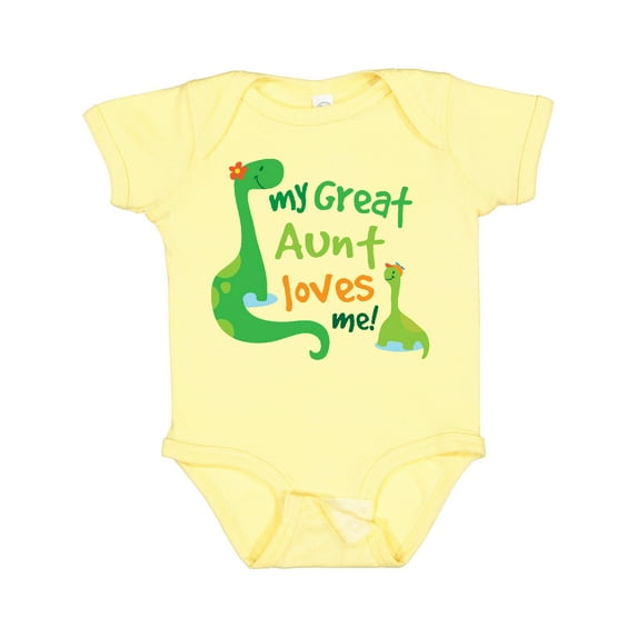 Inktastic My Great Aunt Loves Me Boys Baby Bodysuit