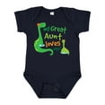 thumbnail image 1 of Inktastic My Great Aunt Loves Me Boys Baby Bodysuit, 1 of 5