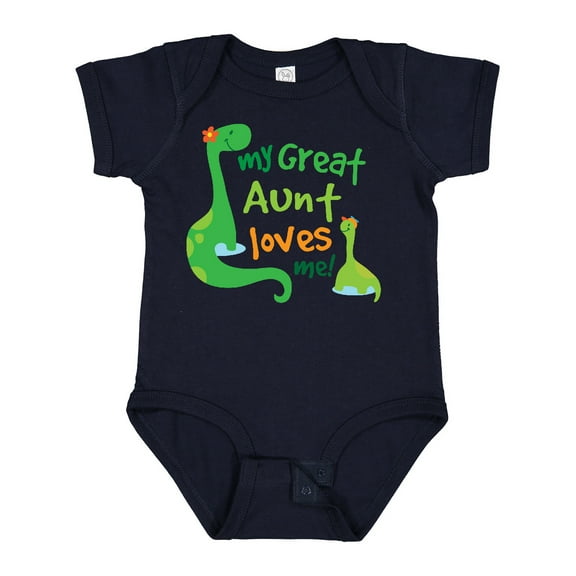 Inktastic My Great Aunt Loves Me Boys Baby Bodysuit