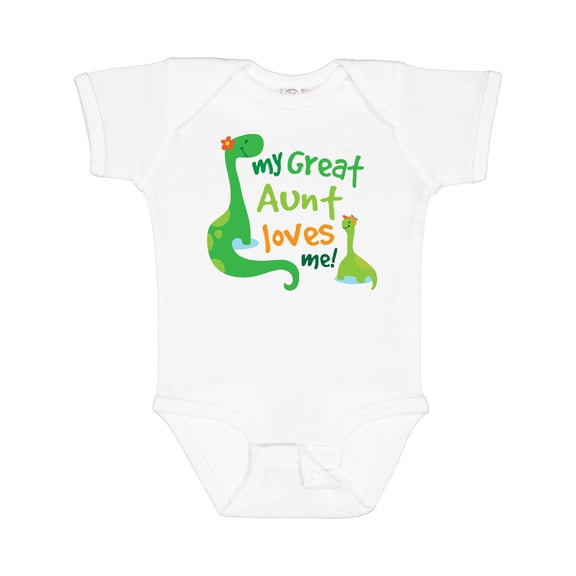 Inktastic My Great Aunt Loves Me Boys Baby Bodysuit