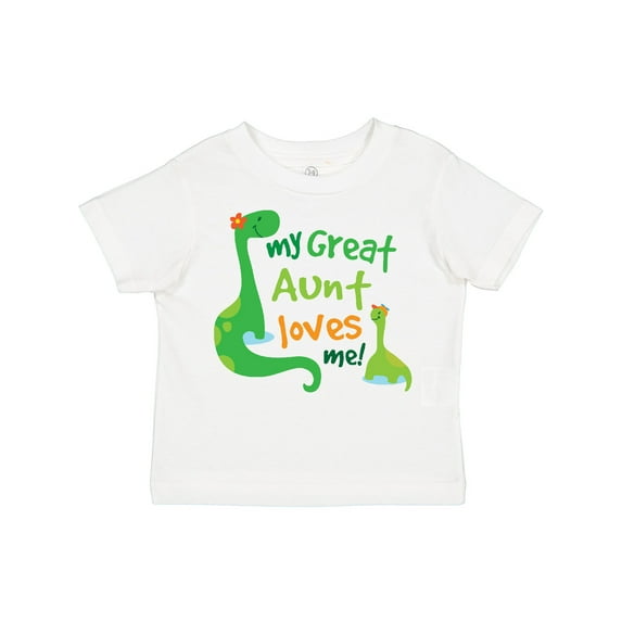 Inktastic My Great Aunt Loves Me Boys Toddler T-Shirt