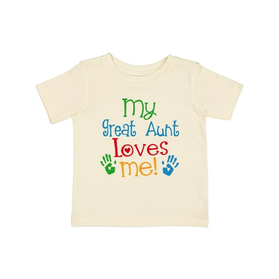 Inktastic My Great Aunt Loves Me Boys or Girls Baby T-Shirt
