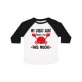 thumbnail image 1 of Inktastic My Great Aunt Loves Me Boys or Girls Toddler T-Shirt, 1 of 5