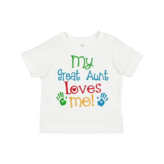 Inktastic My Great Aunt Loves Me Boys or Girls Toddler T-Shirt