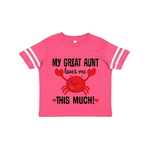 Inktastic My Great Aunt Loves Me Boys or Girls Toddler T-Shirt