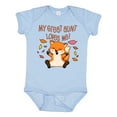 thumbnail image 1 of Inktastic My Great Aunt Loves Me Cute Baby Fox Boys or Girls Baby Bodysuit, 1 of 5