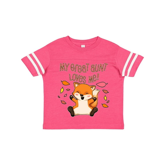 Inktastic My Great Aunt Loves Me- Cute Baby Fox Boys or Girls Toddler T-Shirt