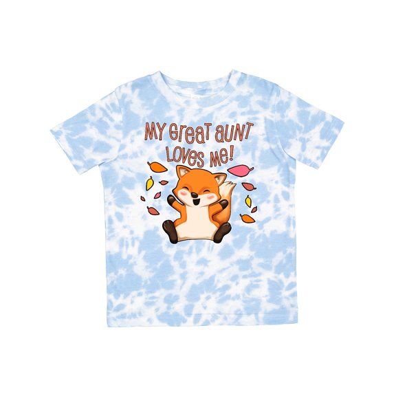 Inktastic My Great Aunt Loves Me- Cute Baby Fox Boys or Girls Toddler T-Shirt