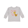 thumbnail image 1 of Inktastic My Great Aunt Loves Me- Cute Giraffe Boys or Girls Long Sleeve Toddler T-Shirt, 1 of 5