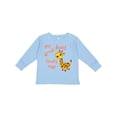thumbnail image 1 of Inktastic My Great Aunt Loves Me- Cute Giraffe Boys or Girls Long Sleeve Toddler T-Shirt, 1 of 5