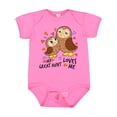 thumbnail image 1 of Inktastic My Great Aunt Loves Me Cute Owl Family Boys or Girls Baby Bodysuit, 1 of 5