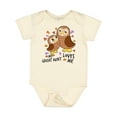 thumbnail image 1 of Inktastic My Great Aunt Loves Me Cute Owl Family Boys or Girls Baby Bodysuit, 1 of 5