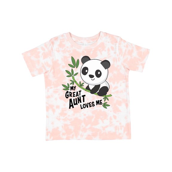 Inktastic My Great Aunt Loves Me- Cute Panda Boys or Girls Toddler T-Shirt