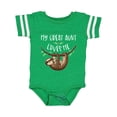 thumbnail image 1 of Inktastic My Great Aunt Loves Me Cute Sloth and Baby Boys or Girls Baby Bodysuit, 1 of 5