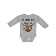 thumbnail image 1 of Inktastic My Great Aunt Loves Me Cute Sloth and Baby Boys or Girls Long Sleeve Baby Bodysuit, 1 of 5