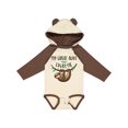 thumbnail image 1 of Inktastic My Great Aunt Loves Me Cute Sloth and Baby Boys or Girls Long Sleeve Baby Bodysuit, 1 of 5