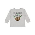 thumbnail image 1 of Inktastic My Great Aunt Loves Me Cute Sloth and Baby Boys or Girls Long Sleeve Toddler T-Shirt, 1 of 5