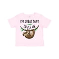 thumbnail image 1 of Inktastic My Great Aunt Loves Me Cute Sloth and Baby Boys or Girls Toddler T-Shirt, 1 of 5