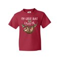 thumbnail image 1 of Inktastic My Great Aunt Loves Me Cute Sloth and Baby Youth T-Shirt, 1 of 5