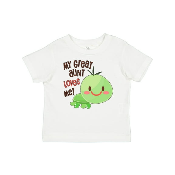Inktastic My Great Aunt Loves Me- Cute Turtle Boys or Girls Baby T-Shirt