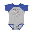 thumbnail image 1 of Inktastic My Great Aunt Loves Me Heart Boys or Girls Baby Bodysuit, 1 of 5
