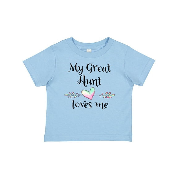 Inktastic My Great Aunt Loves Me Heart Boys or Girls Baby T-Shirt