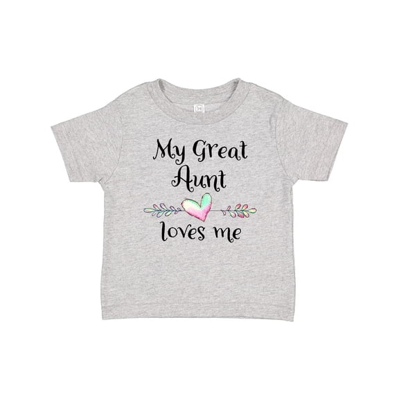 Inktastic My Great Aunt Loves Me Heart Boys or Girls Baby T-Shirt