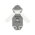 thumbnail image 1 of Inktastic My Great Aunt Loves Me Heart Boys or Girls Long Sleeve Baby Bodysuit, 1 of 5