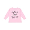 thumbnail image 1 of Inktastic My Great Aunt Loves Me- Heart Boys or Girls Long Sleeve Toddler T-Shirt, 1 of 5