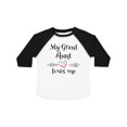thumbnail image 1 of Inktastic My Great Aunt Loves Me Heart Boys or Girls Toddler T-Shirt, 1 of 5