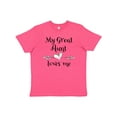 thumbnail image 1 of Inktastic My Great Aunt Loves Me- Heart Youth T-Shirt, 1 of 5