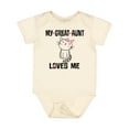 thumbnail image 1 of Inktastic My Great Aunt Loves Me Kitty Cat Girls Baby Bodysuit, 1 of 5
