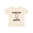 thumbnail image 1 of Inktastic My Great Aunt Loves Me Kitty Cat Girls Baby T-Shirt, 1 of 5